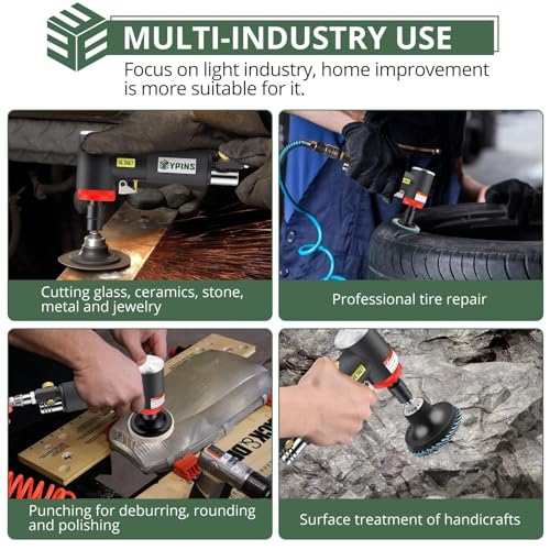 Eypins EPS024ITL Air Angle Grinder,Air ‎Right Angle Die Grinder 1/4 Inch 90 Degree Heavy Duty 20000 Rpm Pneumatic Sander Polisher Tool thumb #5
