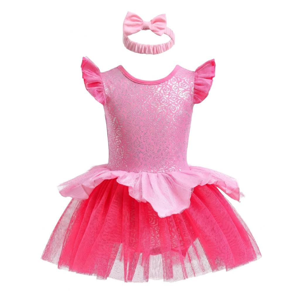 Lito Angels Baby Girls Princess Fancy Dress Costume, Age 18-24 Months, Hot Pink