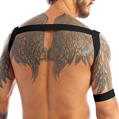 Lejafay Men's Shoulder Strap Chest Harness Sports Shoulder Supports Braces Protective Gear Fitness2