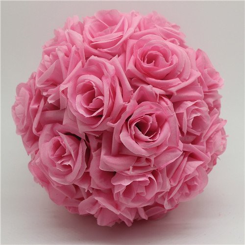 Pink 3pcs Width(17cm) Pink/Rose Flower Ball Centerpieces Silk Rose