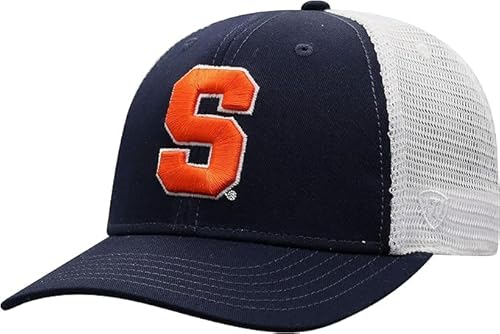 Collegiate Adjustable Trucker Hats (US, Alpha, One Size, Syracuse)