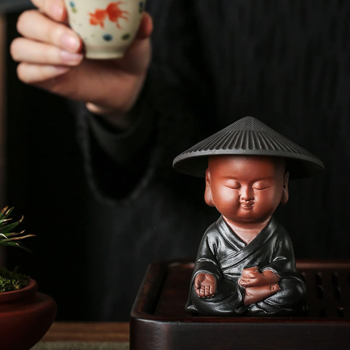 BESTonZON Infusore Per Tè in Ceramica Tea Pet Decorativo Colino Pratico Per Tè Statuetta Ceramica Ornamento