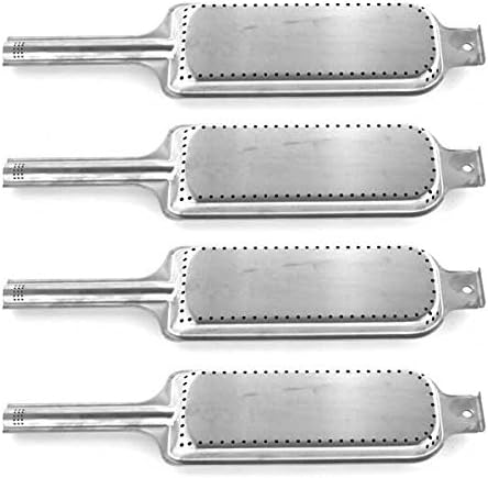 Replacement Kit for Charbroil 4634522 & Kenmore 415.16213, 415.16215, 16111, 16209, 16211, 16213, 16215 BBQ Gas Grill Includes 4 Stainless Heat Plates and 4 Stainless Burners