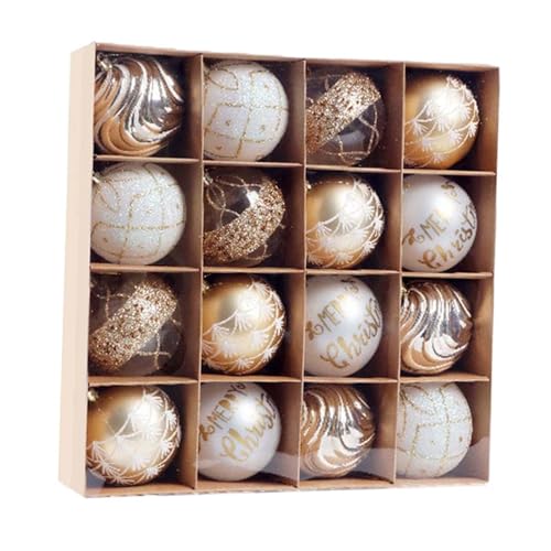 Boules de Noël incassables texturées et mates pour une décoration d'arbre durable 8cm