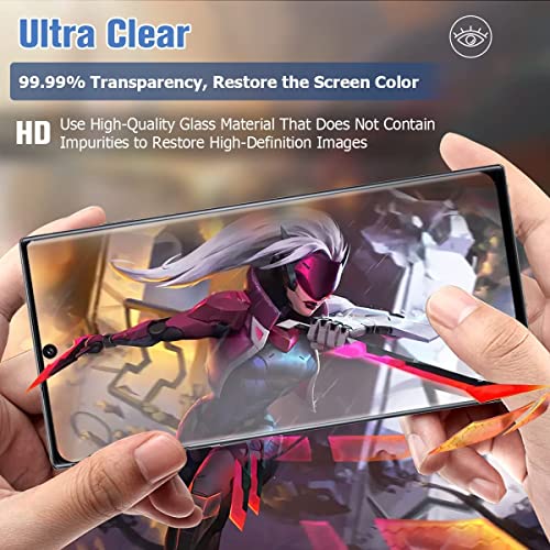 Image of STP FEEL Advanced Black Border Tempered Glass Protector For Samsung Galaxy S10 Plus with Fingerprint Hole | Full Glue Edge to Edge Screen Protector Guard Protector, Pack of 1