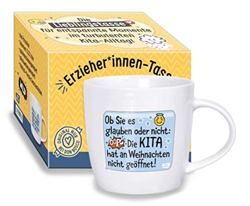Original Don Bosco Erzieher*innen-Tasse: Ob Sie es glauben oder nicht: Die...