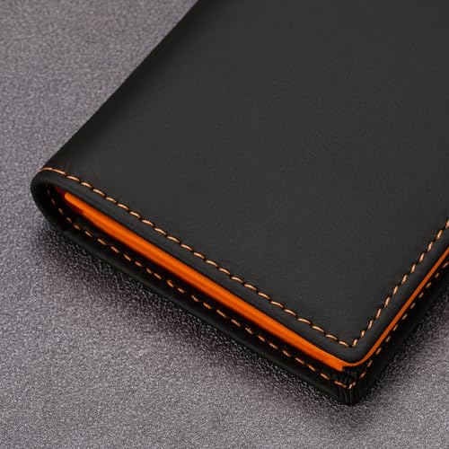 Image of HISCOW Business Card Holder with Large Compartment - Full Grain Leather