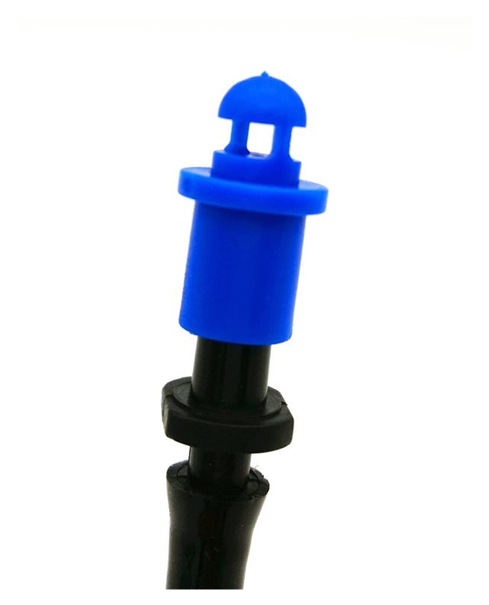 Serra Micro irrigazione a Goccia 200 Pezzi di ugelli spinati a 360 Gradi da 1/4 di Pollice for irrigazione a Goccia Giardino Attrezzatura agricola (Color : Blue)