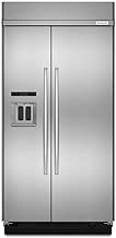 KitchenAid KBSD608ESS KBSD608ESS 29.5 Cu. Ft. 48 Width Stainless Built-In Side-by-Side Refrigerator - coolthings.us