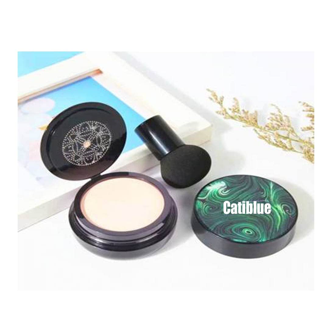 3 in 1 CC and BB Water Proof Foundation Cream with Air Cushion Mushroom - 20Gram