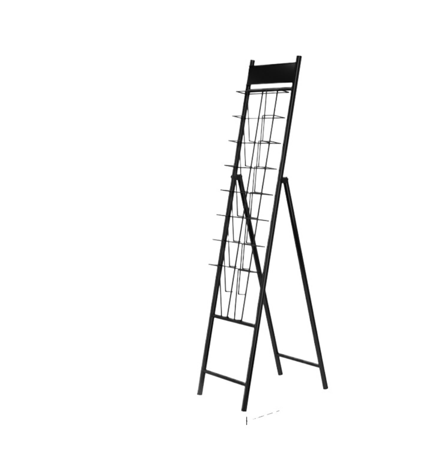 Ptasccne Foldable Magazine Holder Detachable Floor Standing Magazine Rack for Trade Show Exhibitions Shopping Malls magazine rack