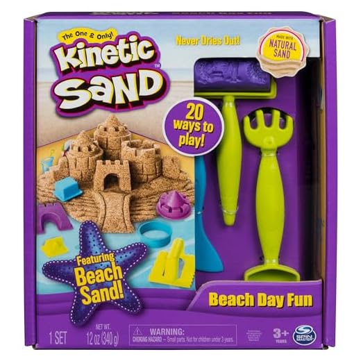 Kinetic Sand 6037424 Beach Day Fun Set