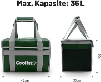Coolist CL36G 36 Liter Foldable Thermos Cloth Bag / Freezer [Energy Grade F]