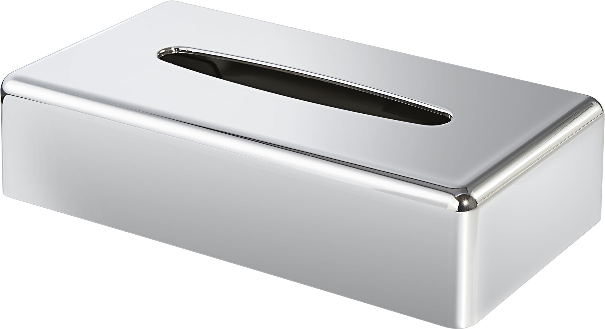 Corby Rectangle Tissue Box Cover (Devon / TBC0002) in Chrome