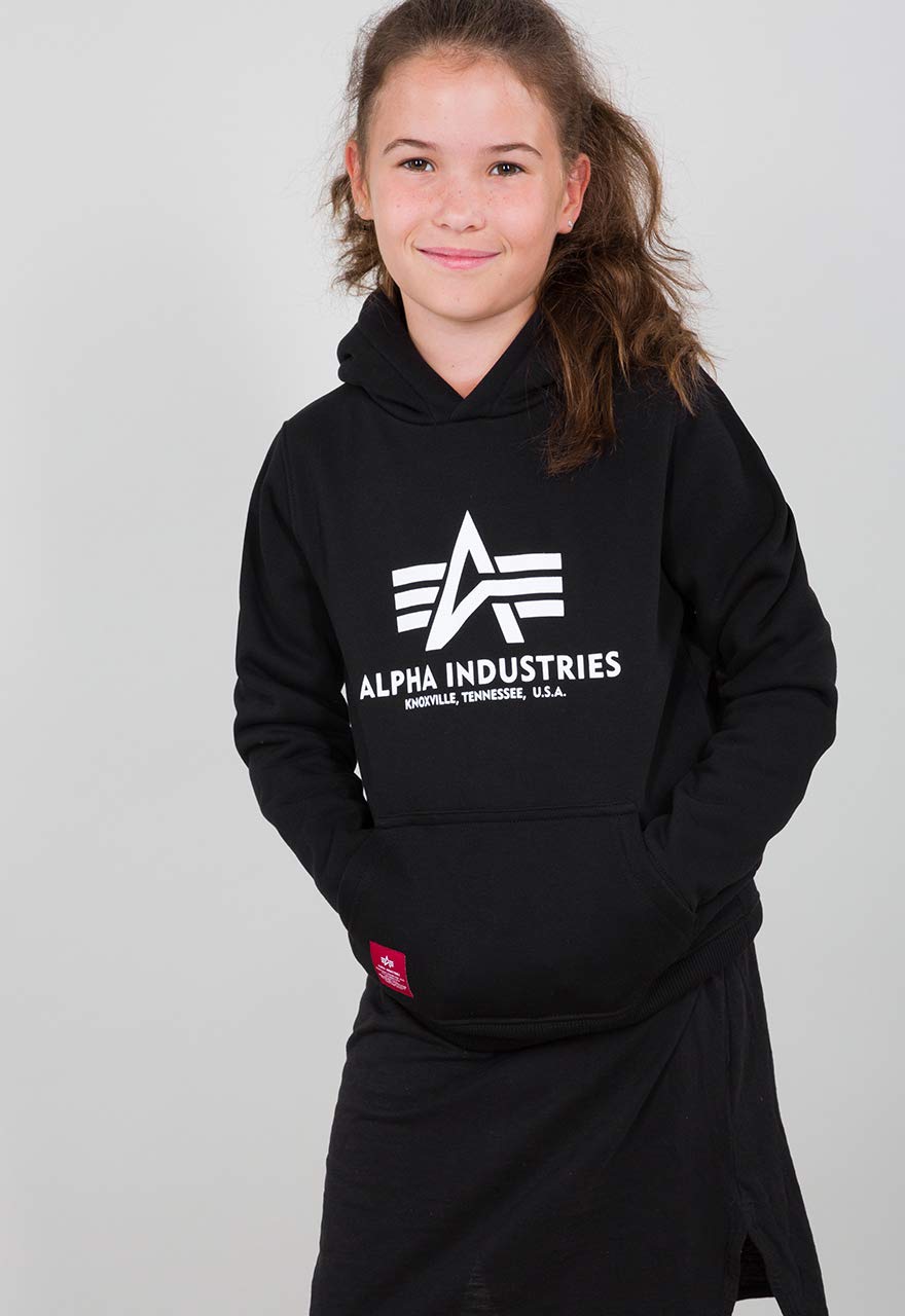 Alpha Industries Unisex Kinder Alpha Industries Basic Hoodie für Kids und Teens Kapuzenpullover (1er Pack)