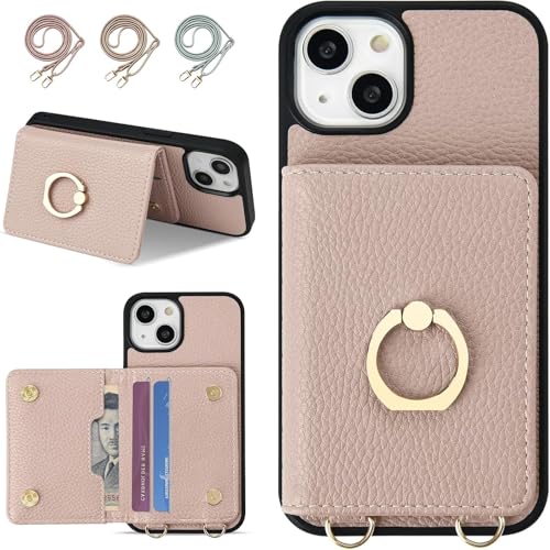 Amazon.co.jp: oyaka 対応 iPhone 15PLUS 手帳型 ケース ショルダー