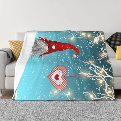 Couverture de lit EdWal cadeau idéal avec son imprimé nain de Noël - 4