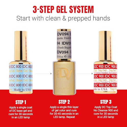 DND Gel Polish Set, Coquette Collection, UV/LED Gel Polish miniatura 5