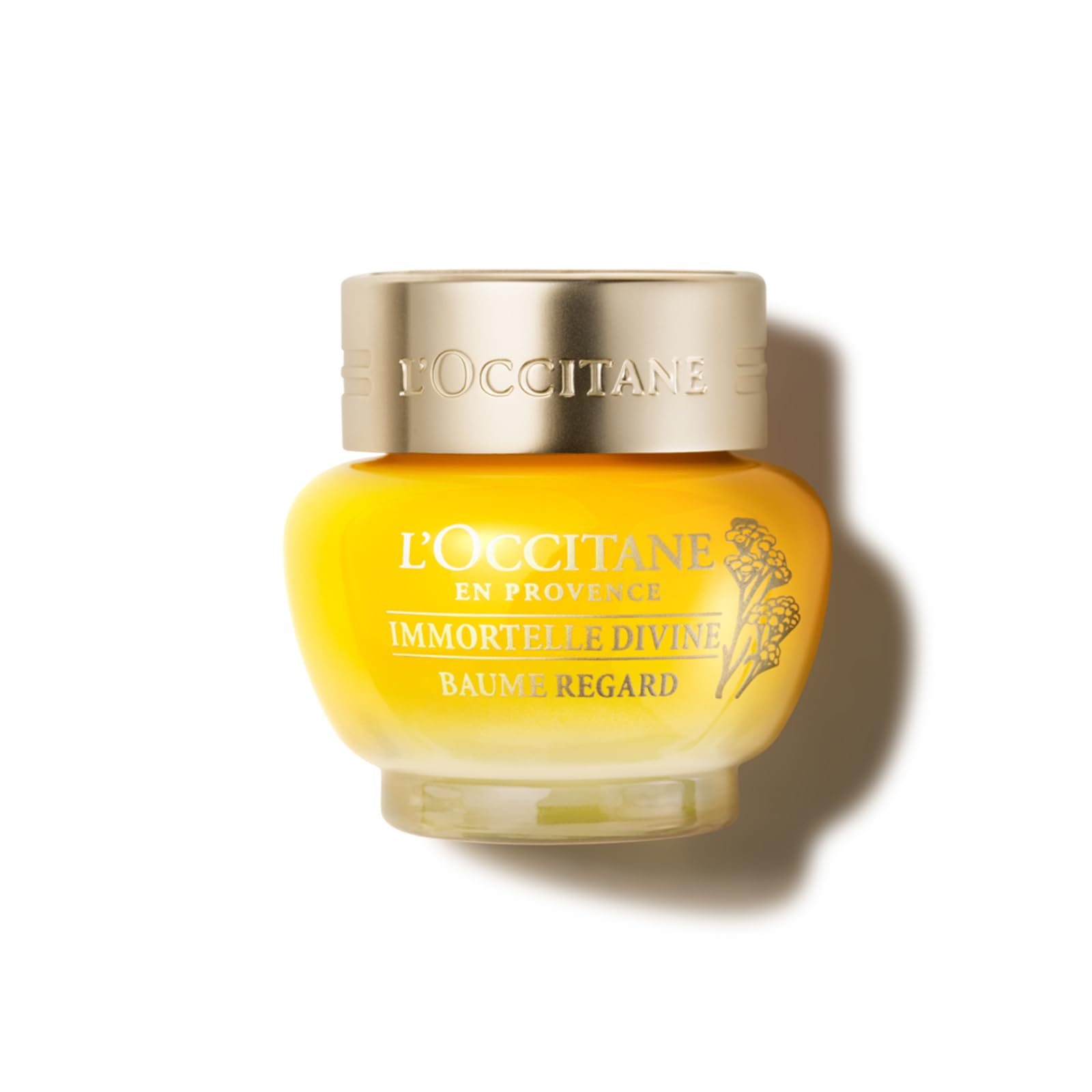 L'OCCITANE - Balsamo Occhi Immortelle Divine - 15 ml - Leviga e riempie rughe e linee sottili - Prodotto in Francia