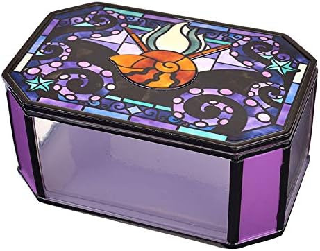 Amazon ディズニーストア 公式 アースラ アクセサリーケース ステンドグラス ジュエリー収納 オンライン通販