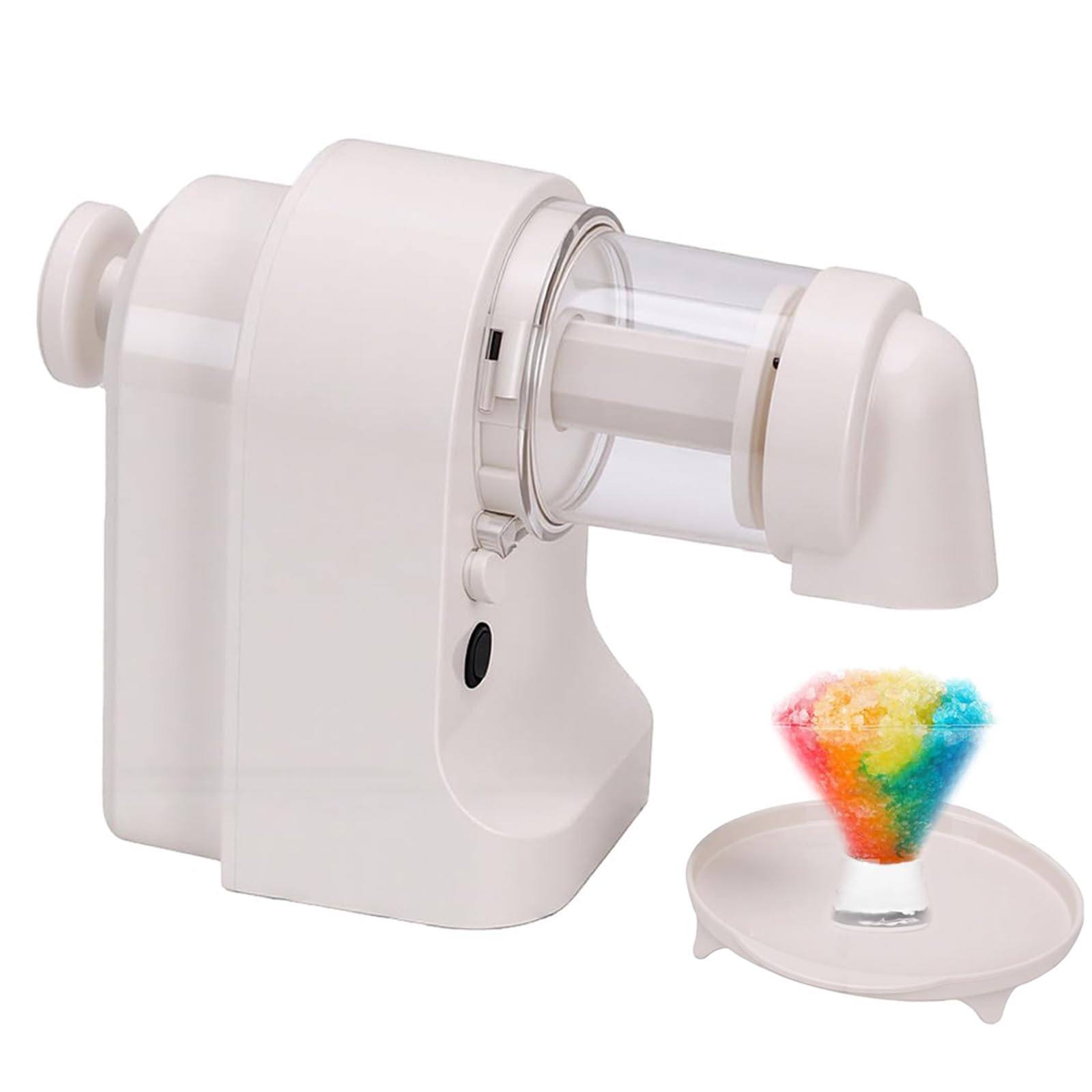 Tritaghiaccio Elettrico, Macchina Portatile per Granita, Ricaricabile via USB, Facile da Usare, 4 Stampi, per Bevande Estive in Cucina