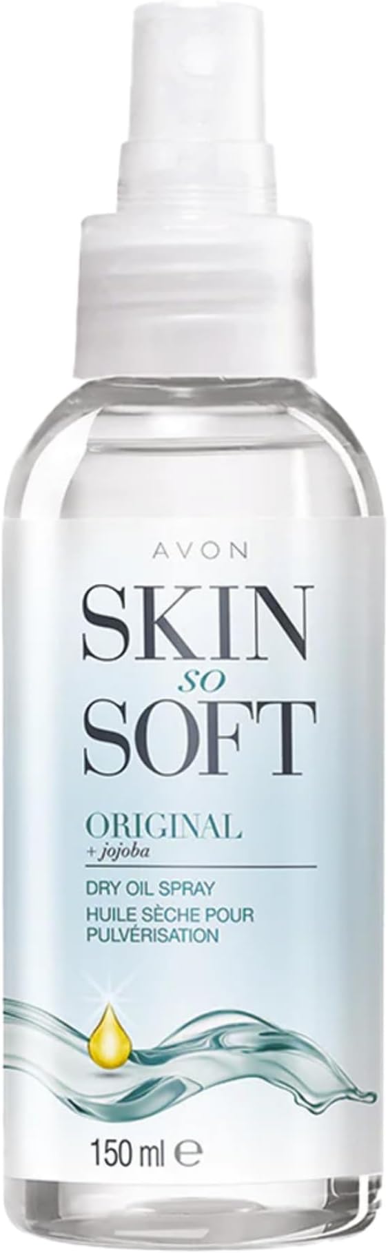 Dry Oil Spray 150ml | Locks in Moisture | Formulated with Jojoba Oil and Vitamin E | Quick Dry Formula | Cruelty Free,Clear