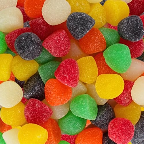 Assorted Giant Gum Drops Candy Fruit Flavor - Bulk Cherry miniatura 3