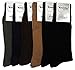 Knocker Men's Assorted 6 Pack Designed Dress Socks Size 10-13