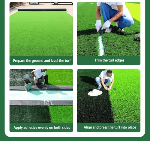 Césped artificial resistente a la intemperie y duradero para patios 7