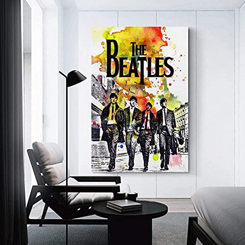 Les Beatles Rock Band Toile Art Affiche Et Mur Art Photo Impression Moderne Famille Chambre Décor Impressions Et… - Les Beatles, Paul McCartney, John Lennon, RIngo Starr, George Harrison Les Beatles Rock Band Toile Art Affiche Et Mur Art Photo Impression Moderne Famille Chambre Décor Impressions Et… – Image 5