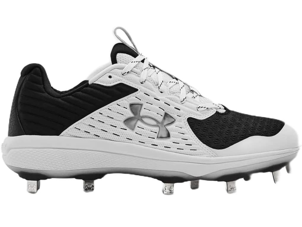 Under Armour Yard MT Mens Baseball Cleats Black/White