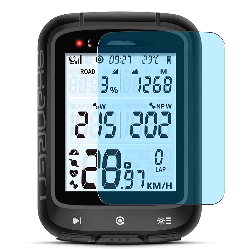 3 Pack Anti Blue Light Screen Protector Film, compatible with SHANREN MILES GPS Bike Computer TPU Guard （ Not Tempered Glass Protectors ） New