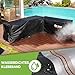 Enzeno Gartenmöbel Abdeckung für L-Form Sofas Wasserdicht (Linke Lang-Rechte Kurz) Ecksofa Abdeckplane Winddicht Lounge Abdeckung Loungemöbel Abdeckhaube für L Form Lounge 250x180x90x80/65cm