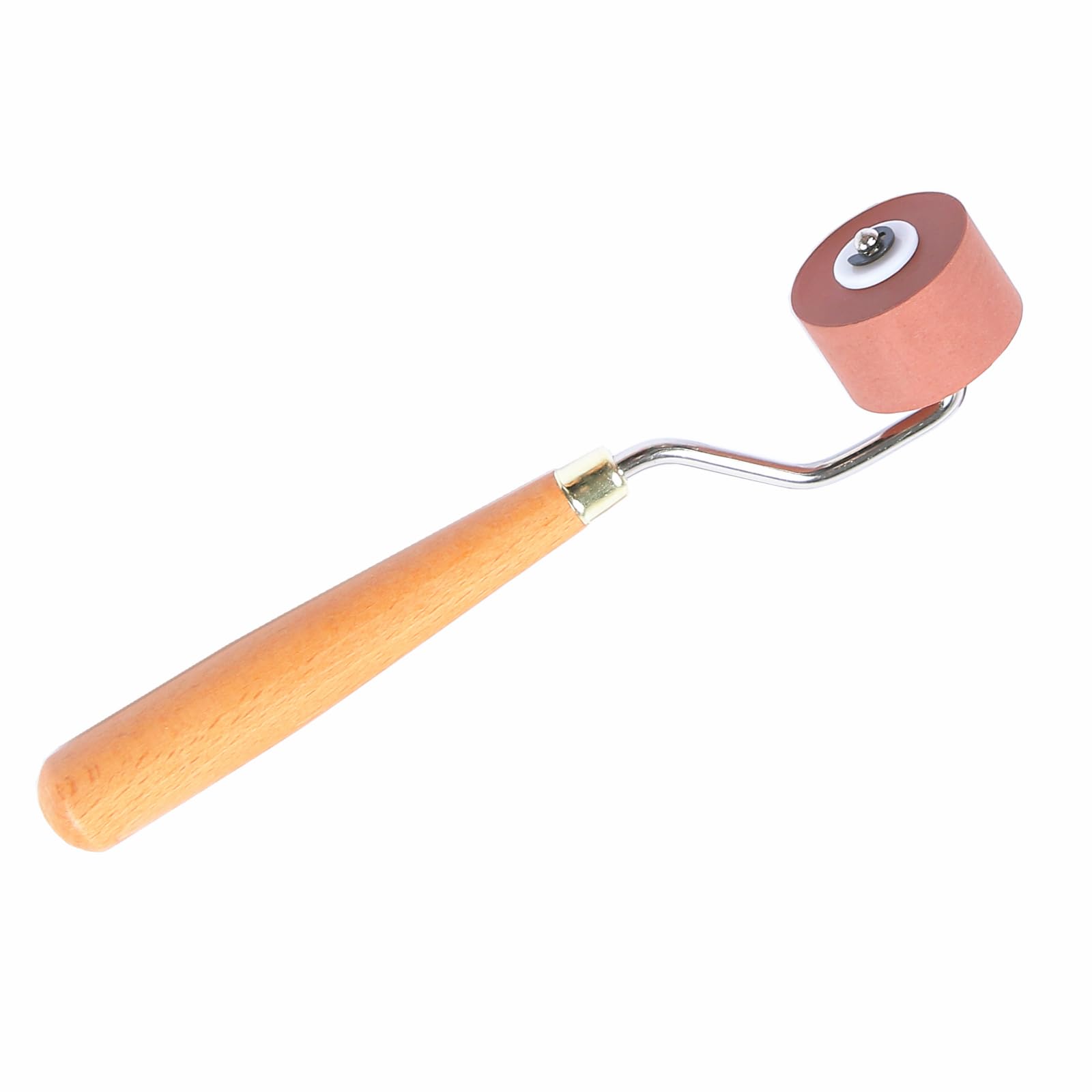 BANLTRE Rubber Brayer Roller for Printmaking, Ideal for Anti Skid Tape Construction Tools, Print,Craft Stamping Brayers for Wallpapers and Scrapbooks (0.8")