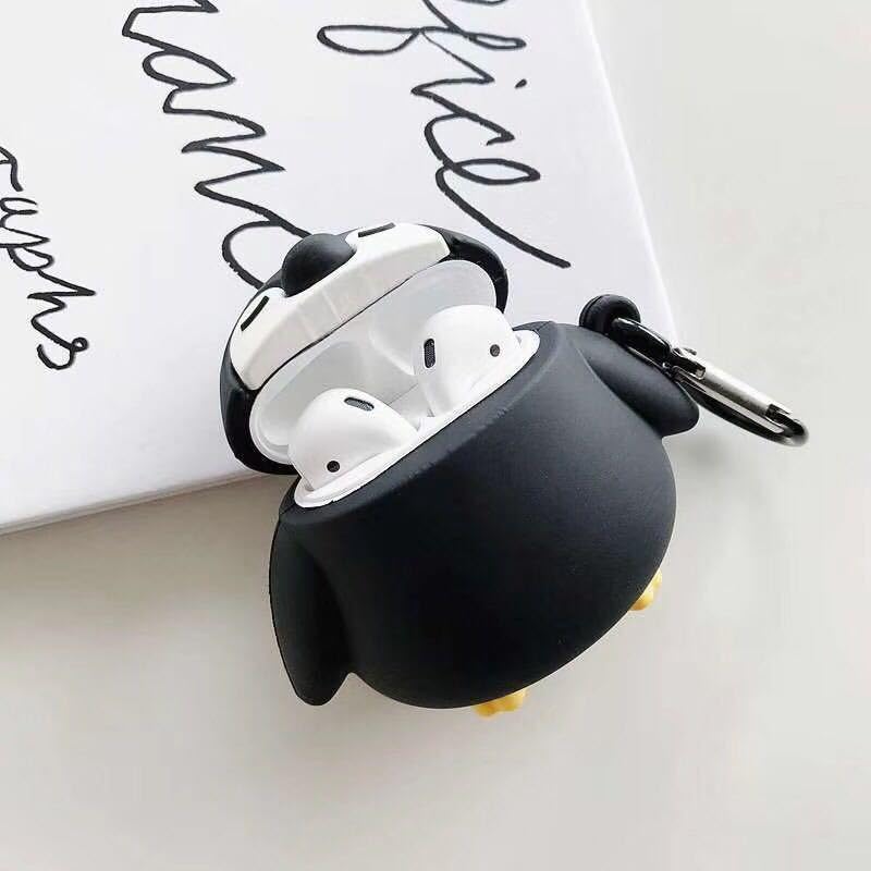 Amazon | HANAA ペンギン 面白い パン シリコンケース APPLE