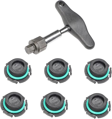 Kit de tapón de drenaje de aceite con junta tórica compatible con BMW N20 N26 Engine X1 X3 Serie 2/3/4/5 Modelos de tracción trasera 11137605018