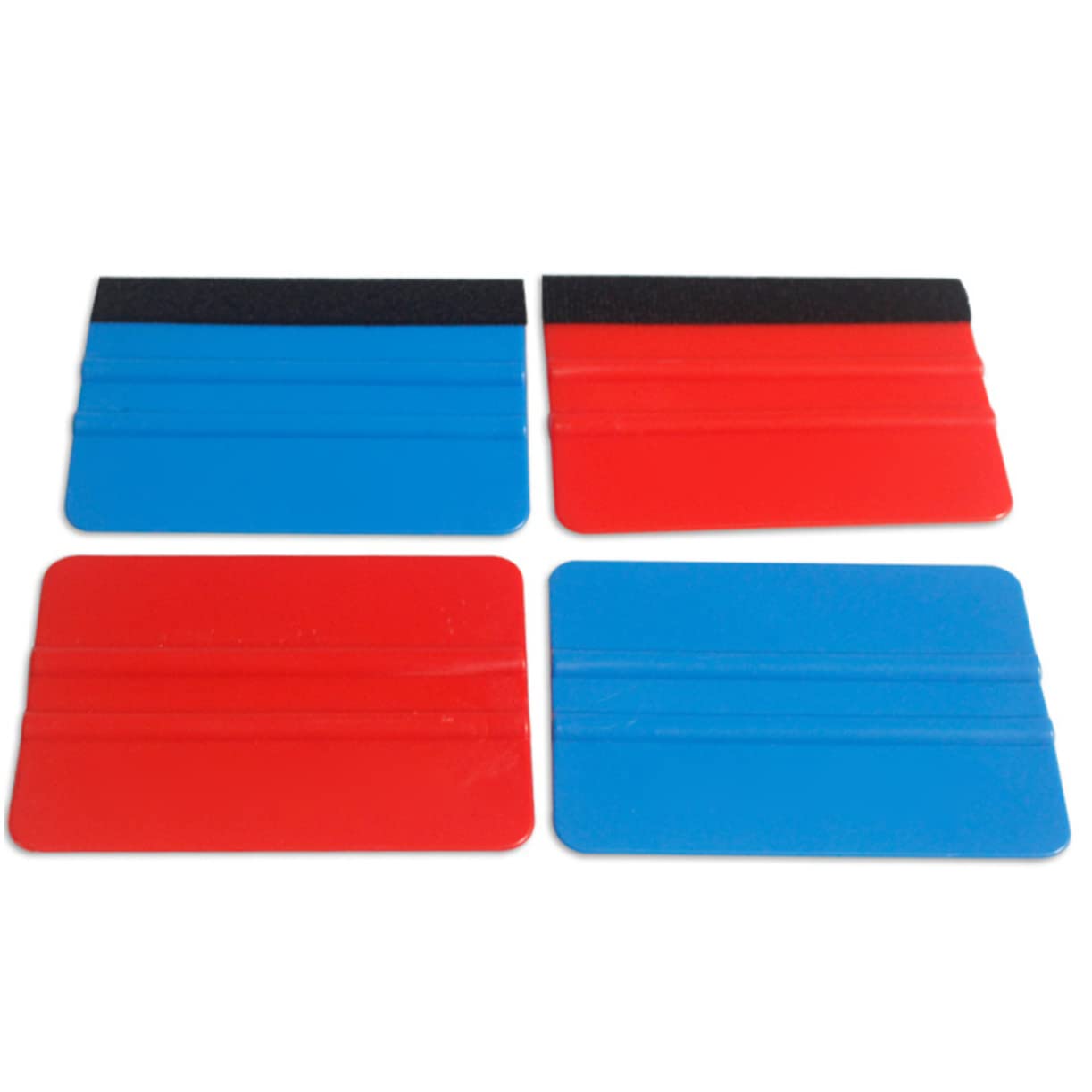 SOLUSTRE Car Window Film Tool 5pcs Film Scraper Plastic Squeegee Decal Scratch- Application