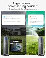 Aiper IrriSense 2 Smartes Bewässerungssystem, Mehrzonen-Bewässerungsgerät mit App-Steuerung, intelligenter Zeitplanung und Regensensor für Rasenflächen bis 446 m² – Ansicht 5
