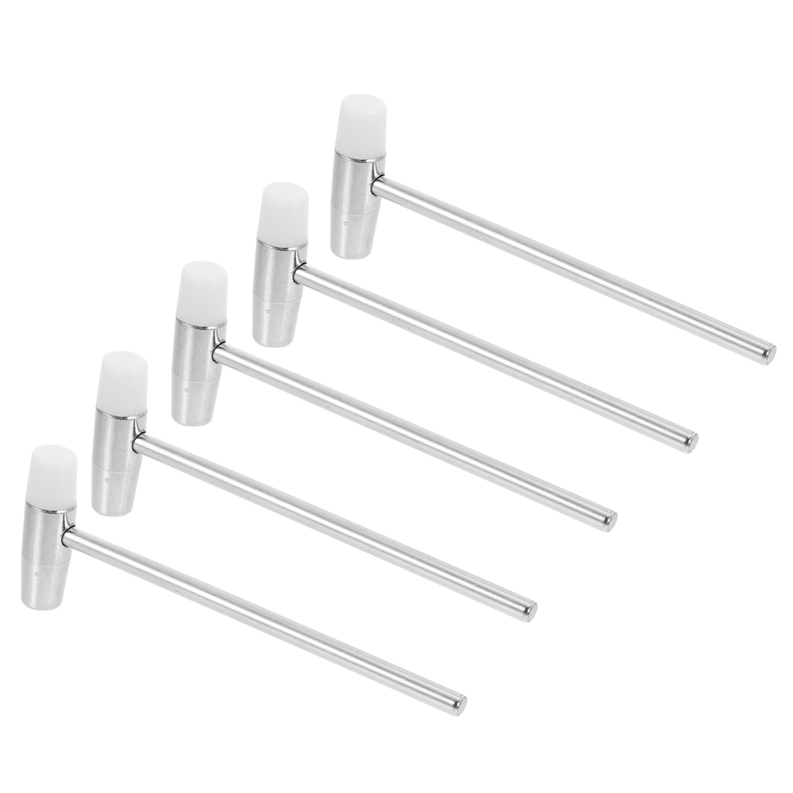 Toyvian 5Pcs Double End Use Hammer for Blocks Assembly Tools Ergonomic Safe Pounding Accessories for Creative Play and Building Fun