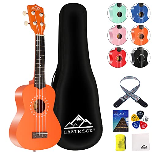 EastRock Ukulélé soprano 21 pouces Kit débutant pour ukulélé pour enfants, adultes, jeu de base pour guitare Hawaii avec… - Les Beatles, Paul McCartney, John Lennon, RIngo Starr, George Harrison EastRock Ukulélé soprano 21 pouces Kit débutant pour ukulélé pour enfants, adultes, jeu de base pour guitare Hawaii avec…