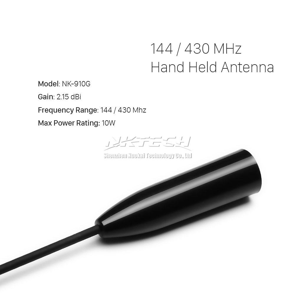 Antenna Dual Band Nktech Ad Alto Guadagno SMA-Maschio Per Radio Portable - Foto 3