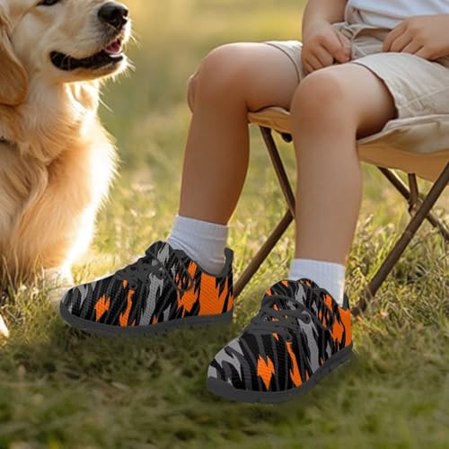 Kids Girls Boys Tennis Shoes Fashion Breathable Mesh Sneakers Lightweight Running Shoes Size 11-32