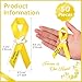 50 Pcs Dove Funeral Ribbons Memorial Ribbon Funeral Pins Classic Memorial Service Respect Ribbon Bow with Safety Pins and Dove for Mourning Remembrance Day Event(Yellow)