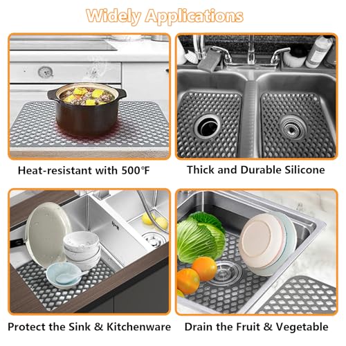 Protectores para Fregadero de Cocina de Silicona 2 Pzas miniatura 5