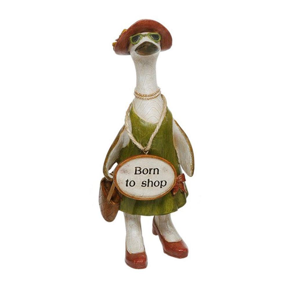 Davids Ducks Girls Glam Shabby Chic Duck Ornament (Born To Shop)