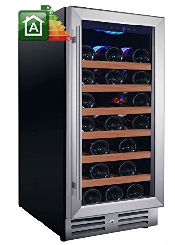 Nevada Cantina vino NW33S-S con porta classic inox da 37,5cm