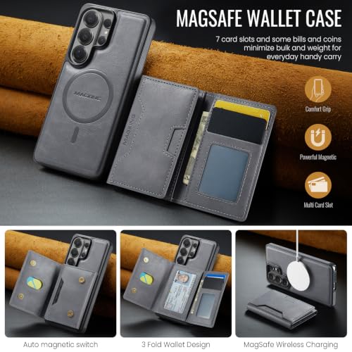 Étui portefeuille iPhone 15 Plus résout l'encombrement cuir aimant - 5