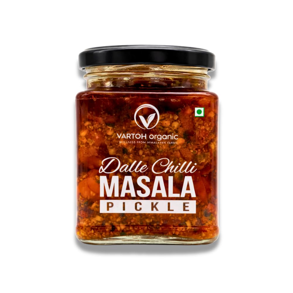 Spicy Masala Pickle with Dalle Khursani- 225g | Authentic GI Tag Product From Sikkim