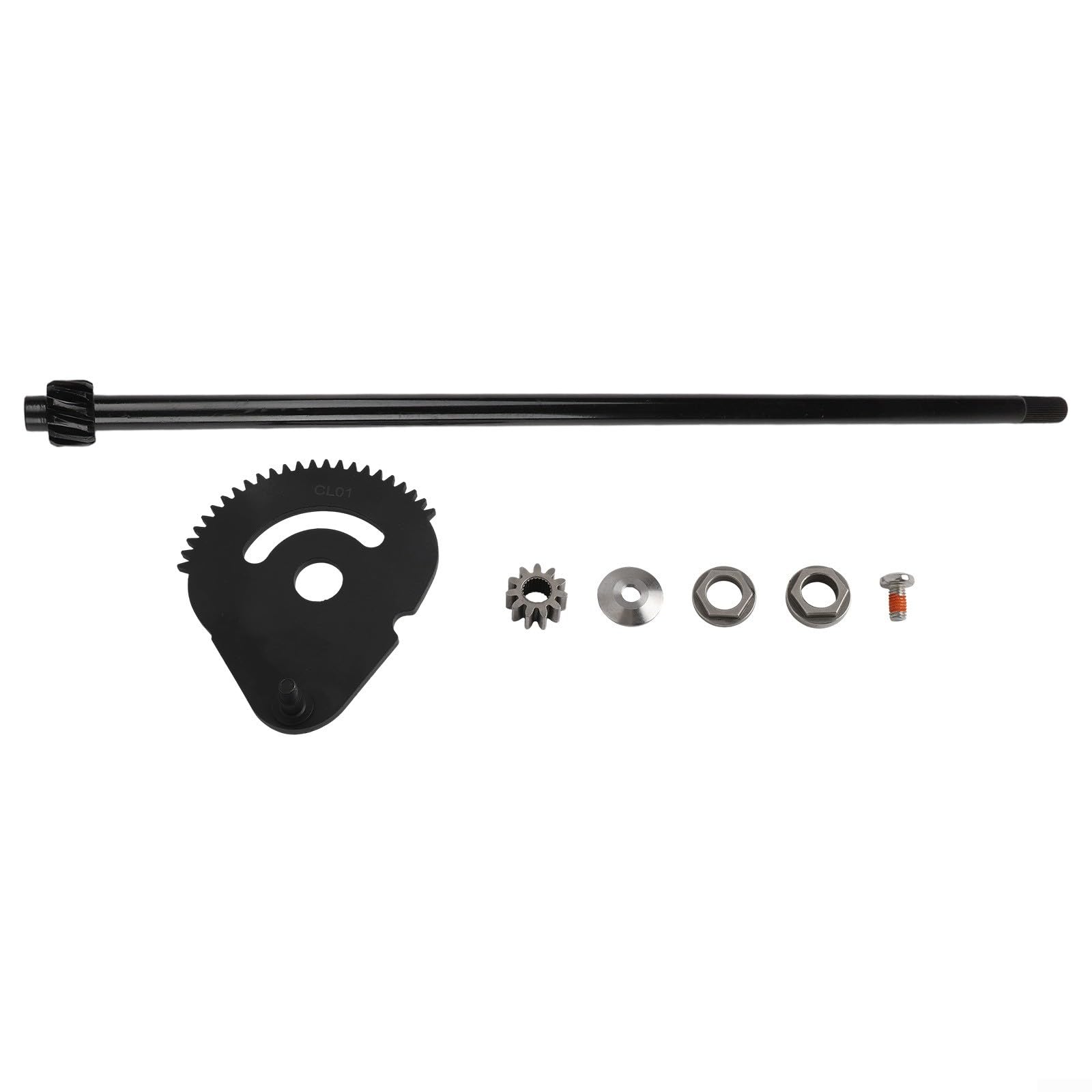 Kit de ejes de dirección y engranaje de dirección 738-0919B con casquillos 941-0656A para Craftsman y para cortacésped TROY, repuesto directo para una fácil instalación