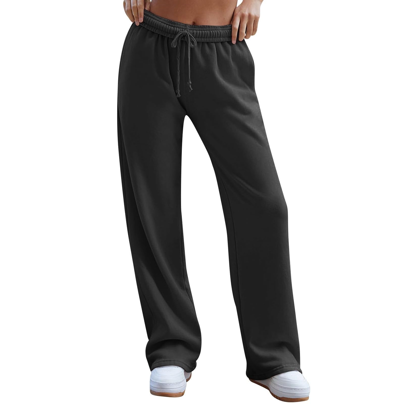 Women's Sweatpants High Waisted Baggy Casual Workout Active Joggers Lightweight Sport Plus Size Lounge Trousers
